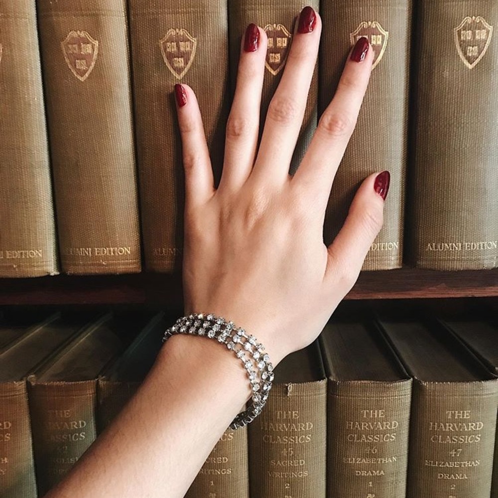 Vintage crystal bracelet